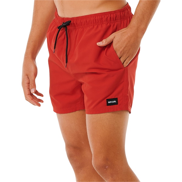 2026 Rip Curl Heren Offset Volley Boardshorts CBOLQ4 - Red